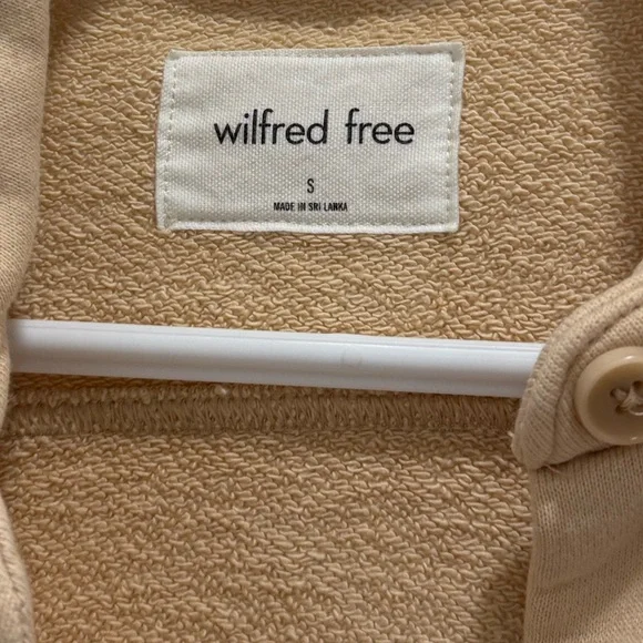 Aritzia Wilfred Free Free Terry Fleece Shirt Jacket - Picture 4 of 5